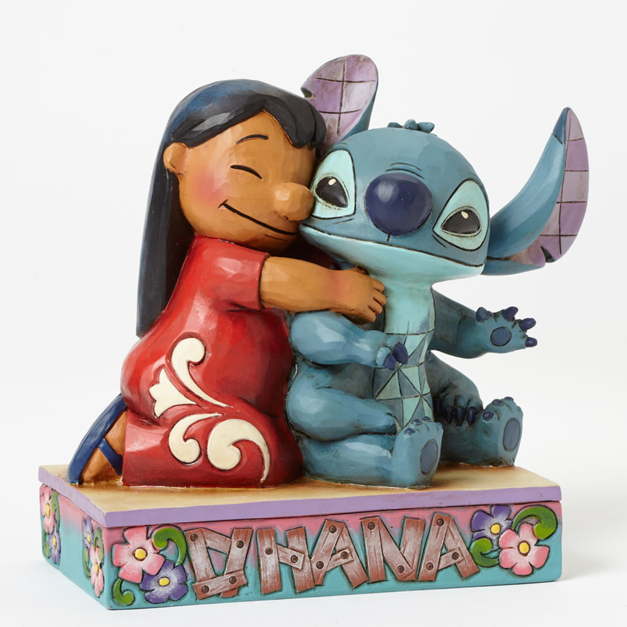 Disney Traditions Lilo Hugging Stitch Ohana Jim Shore Statue